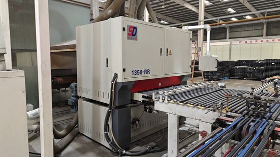 Precise Sanding Metal Wide Belt Sander Machine With Control Panel / Motor Load Meter