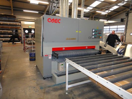 Safety Metal Surface Finishing Machine 1100mm 1350mm Working Width