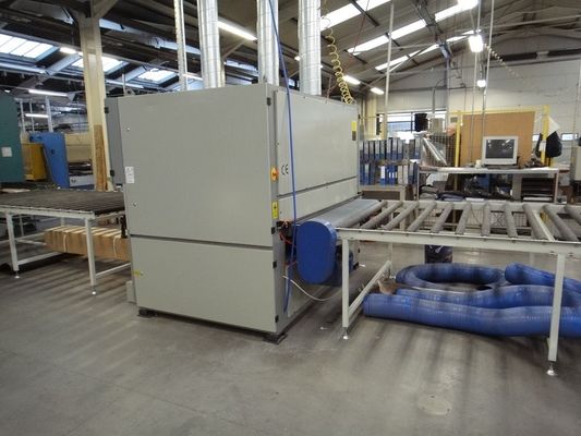 Sheet Metal Wide Belt Polishing Machine 1900mm Grinding Belt Length