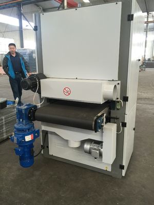 SKD Precise Control Metal Deburring Machine , Versatile Wide Belt Polishing Machine