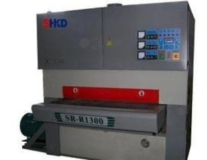 Metalworking Wide Band Sander 1 Head - 3 Head For Remove Burrs / Sharp Edges