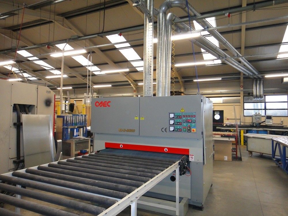 Sheet Metal / Stainless Steel Wide Band Sander Machine Manufacturer
